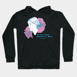 Virginia Woolf  - Anonymous Hoodie